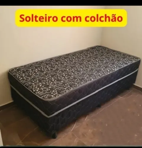 Cama box solteiro Bianca!! Camas novas!