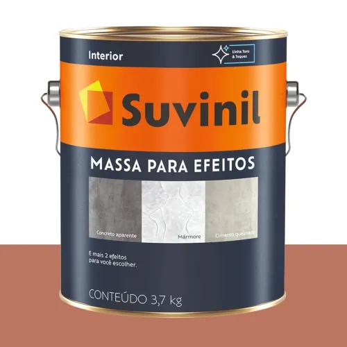 Massa para Efeito Mármore Suvinil Terra Roxa 2,88 L