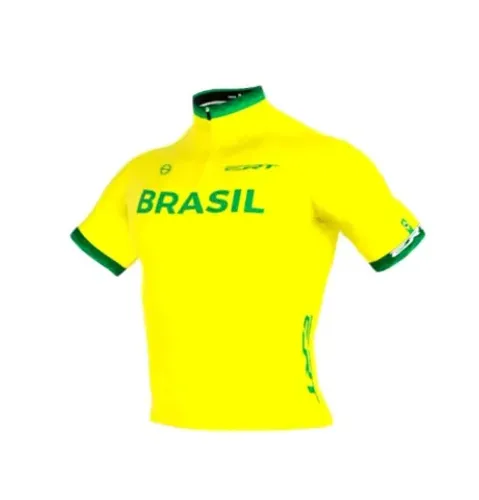 Camisa Ciclismo ERT New Elite Bandeira Do Brasil Xtreme Dry Uv 50 9599