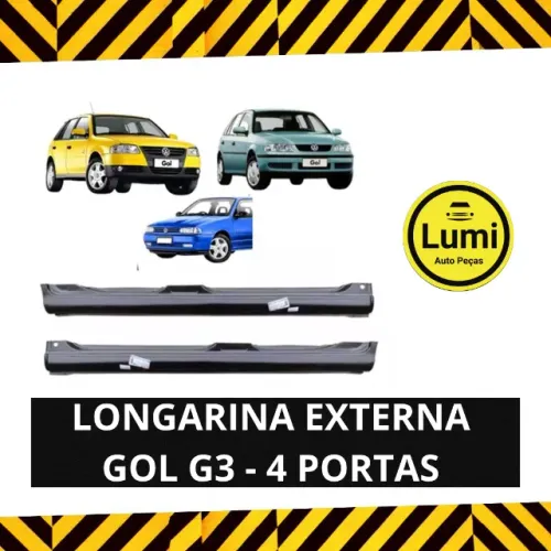 Longarina Externa Gol G2 G3 G4 - 4 portas - NOVO!!