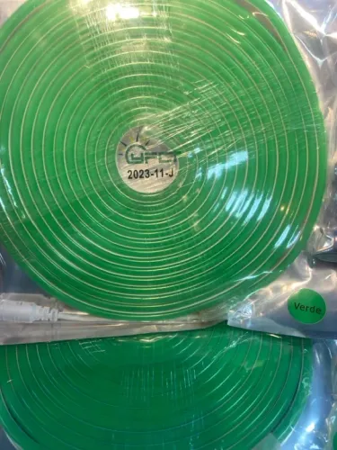 Fita neon Flexível rolo 5m 12 Verde (Planalto Segurança Iluminação  de led)