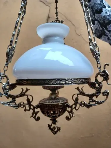 Lustre em Bronze Estilo Lampião