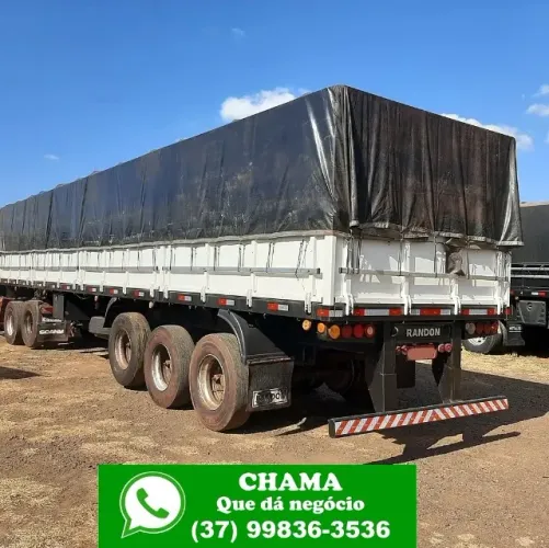 Carreta Graneleiro Randon 2005 3 eixos, 2 suspensor