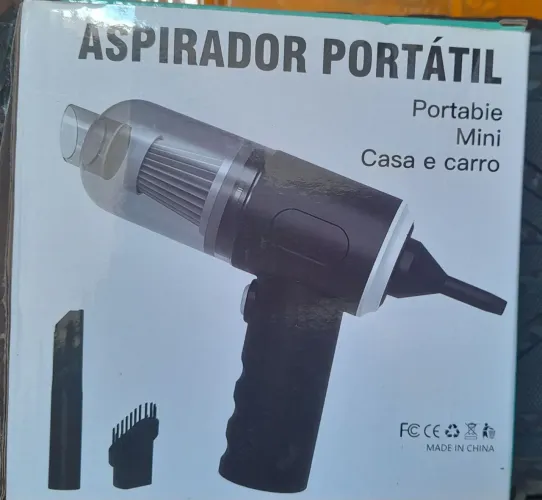Aspirador de Pó Portátil Mini para Casa e Carro