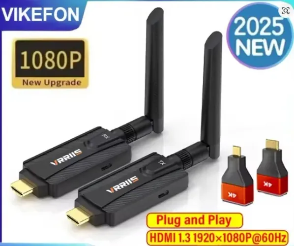 Transmissor e Receptor Hdmi 200 metros 1920x1080-60Hz