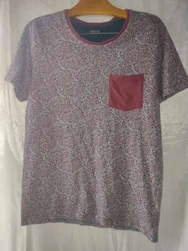 Blusa de malha masculina Zara Man