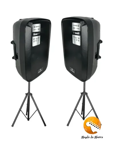 KIT DUAS CAIXA WALDMAN PTY-700W COM SUPORTE TRIPE