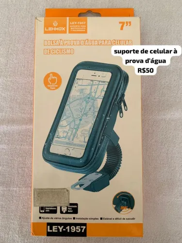 Suporte de celular á prova d'água 