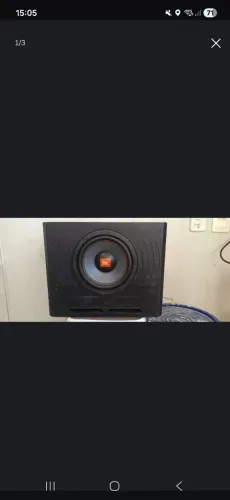 Subwoofer JBL SW-8A Amplificado - 8 polegadas - 95W RMS