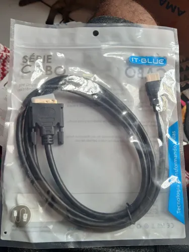 Cabo Dvi/M para  HDMI macho - IT-BLUE LE6626 1.8 metros