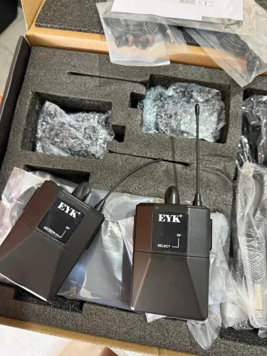 Sistema de retorno de palco in ear