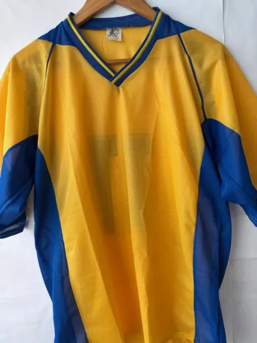 8 Camisas Novas Futebol Society/Futsal Kanga - Numeradas - Amarelo e Azul<br>