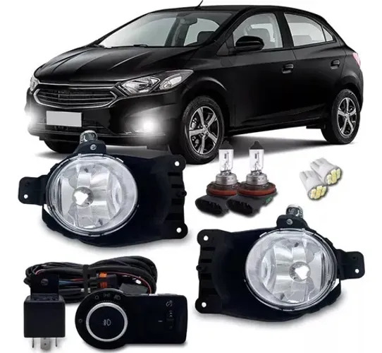 Kit Farol Milha Neblina Onix Prisma Spin Cobalt 2017 2018 2019