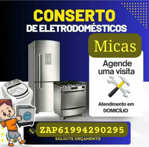 Manutenção geladeira máquina de lavar