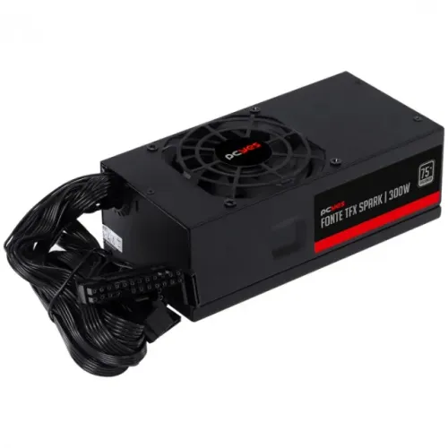 Fonte TFX 300W Real PFC Ativo 75+ PCYes Spark - WZetta
