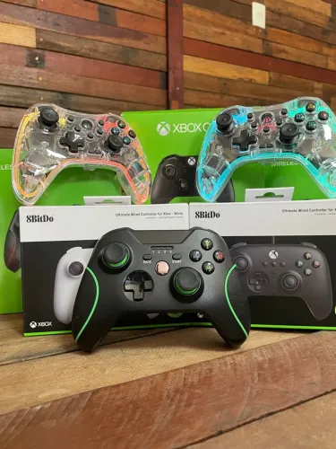 Controle PC TV XBOX com LED - Diversas Cores ENTREGAMOS COM GARANTIA