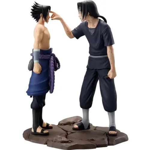 Ichibansho naruto shippuden - Sasuke Uchiha e Itachi - olhos vermelhos - Bandai 