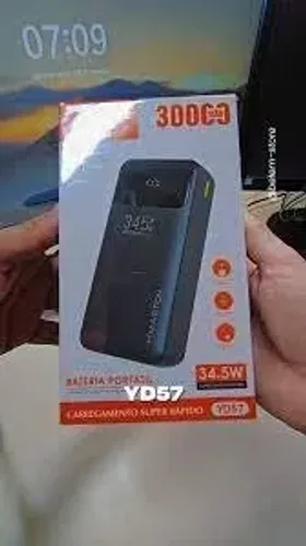 Carregador Portátil Hmaston 30000mAh Universal para Celular