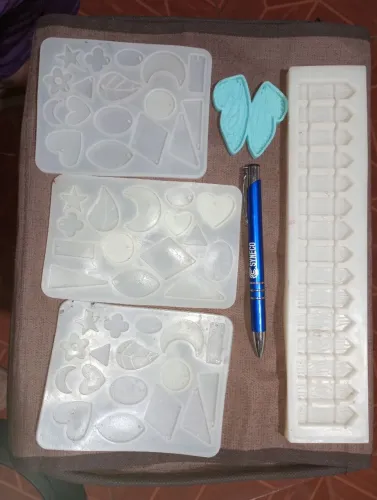 Kit moldes de silicone para resina