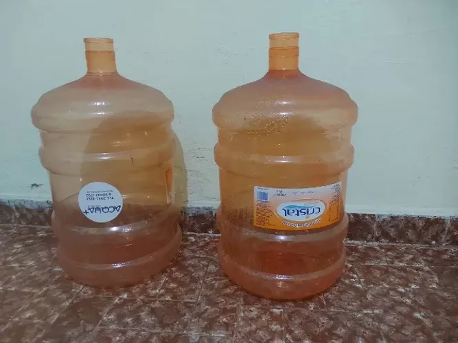 Vasilhame 20l água Cristal laranja