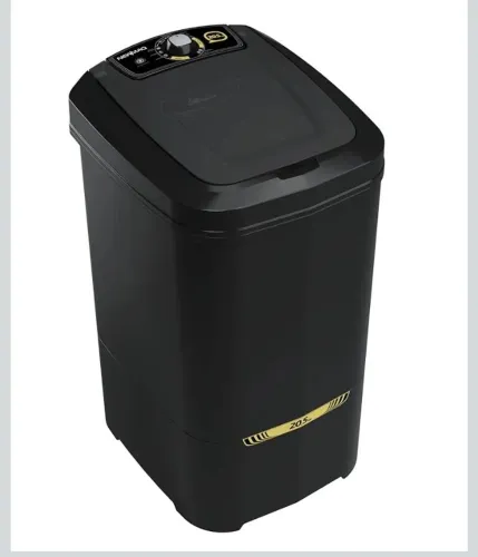 Lavadora semi automática 20kg preta 