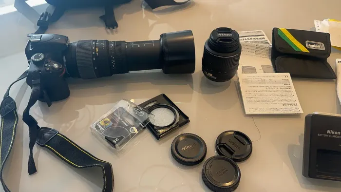 Máquina fotográfica nikon