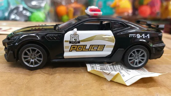 Carrinho Polícia - Miniatura Colecionável