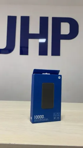 Bateria Ext Powerbank Xiaomi PB100LZM 10000MAH Preta + Cabo Micro / Novo Lacrado /