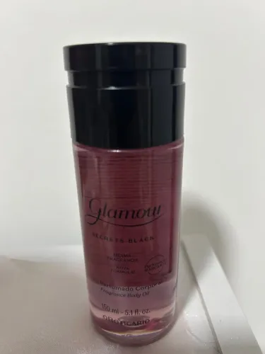 Óleo Perfumado Corporal Glamour Secrets Black 150ml