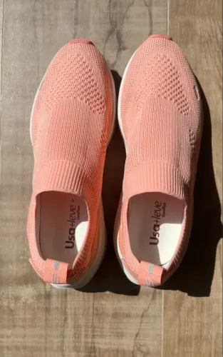 Tênis Usaflex Feminino Salmão tamanho 36