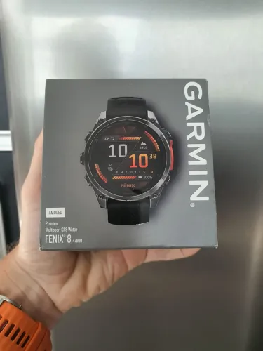Relógio Garmin Fenix 8 47mm Amoled Black