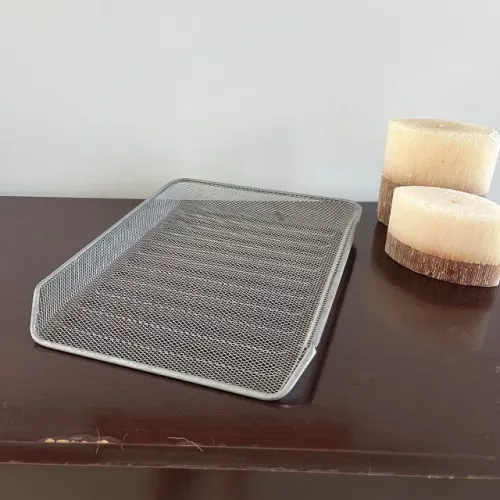 bandeja metálica para escritório