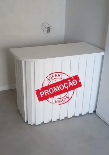 Balcão de recepção arredondado (frete grátis)