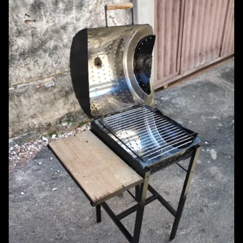 Churrasqueira Meio Tonel - Ideal para Espetinho e Frango!