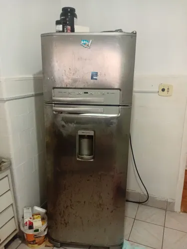 Geladeira Electrolux Celebrate Inox