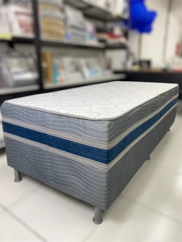 Cama Solteiro Molas Ensacadas Confortável BonSono À Pronta Entrega 