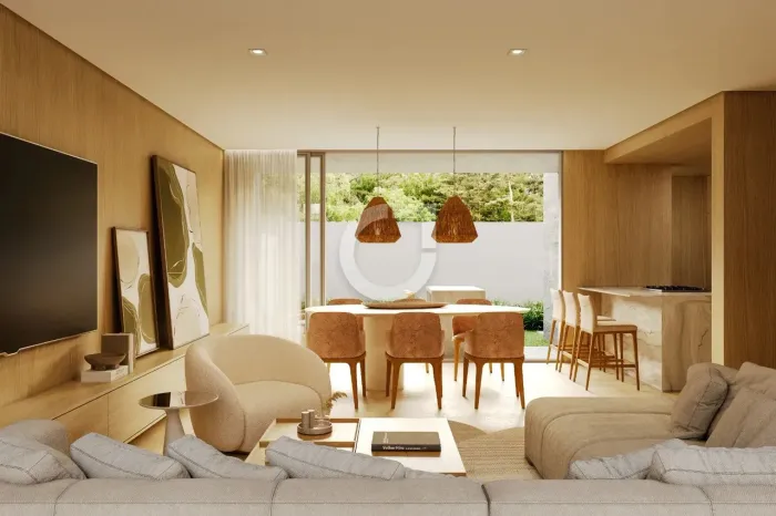 Casa Mirador da Mata em Condomínio de Alto Padrão com 3 Suítes e Integração à Natureza