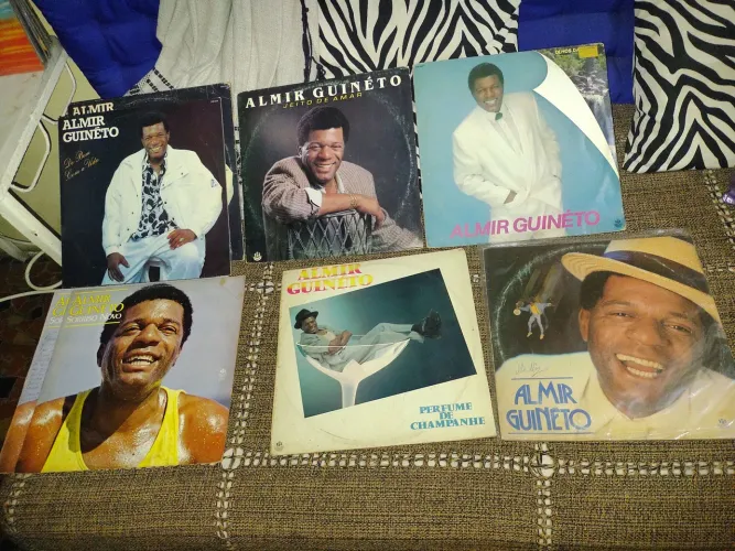 Almir Guineto Lps coleção 6 discos de Vinil, 