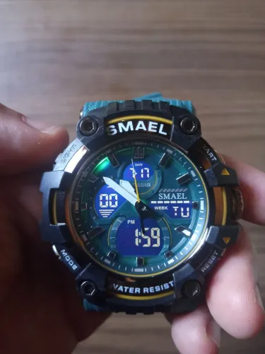 Relógio Masculino Smael AnaDigi 8079 (Faço troca em Monitor de Pc)
