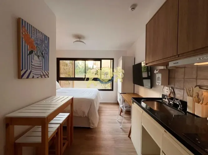 Flat com 1 Quarto para venda, 20m² em Moema - Condomínio Ibirapuera Park Studios