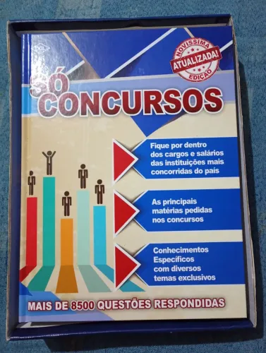 Livro 6000 Concursos - Atualizado - 3 livros