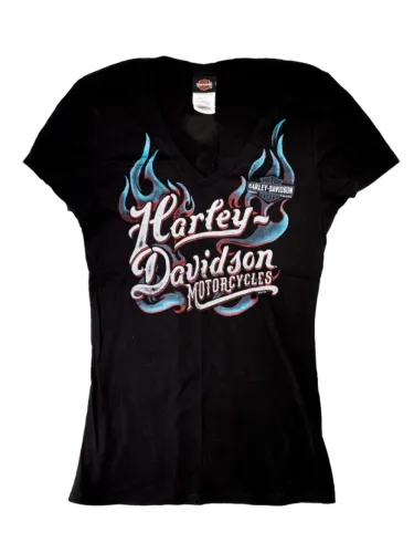Camiseta Harley-Davidson feminina M - original Lima/Peru, 100% algodão Pouco uso