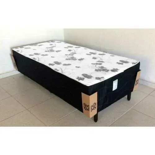 Cama box ortopédica solteiro direto de fábrica 17228 - ENTREGA HOJE !!!