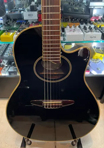 Violão nylon mini jumbo elétrico Condor CN85bk