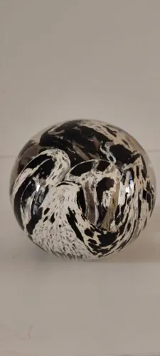 PESO DE PAPEL EM MURANO ESFERA