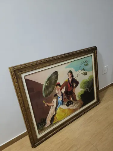 Quadro pintura a mão