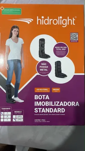 Bota imobilizadora standard semi-nova 