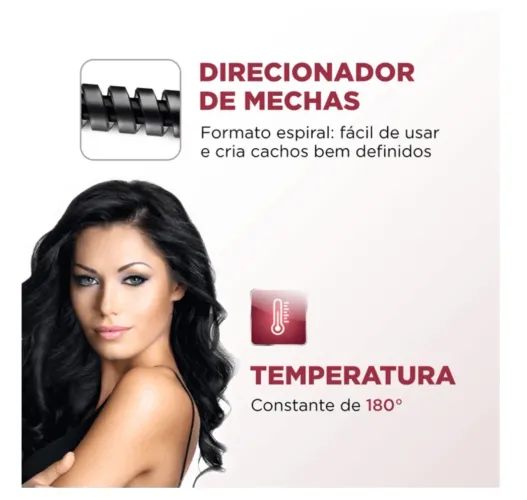 Modelador de cachos Mondial Spiral Infinity EM-05