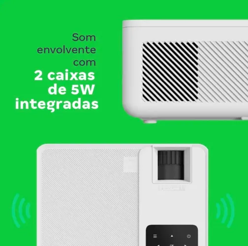 Projetor Full HD 5200 Intelbras branco