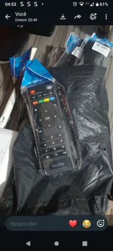 Controle de tv box